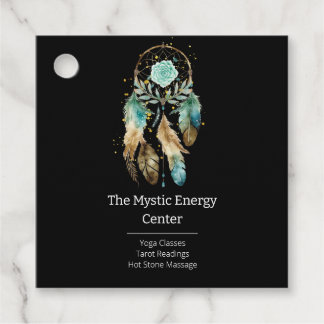 Étiquettes Cadeau Mystic Dreamcatcher Spirituel Métaphysique Yoga