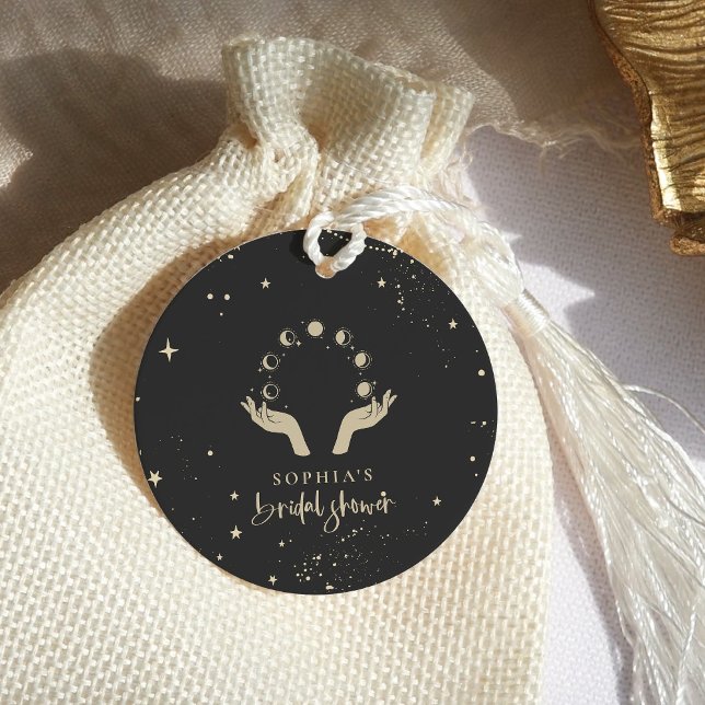 Étiquettes Cadeau Mystical Zodiaque Carte de Tarot Céleste Shower de (Créateur téléchargé)