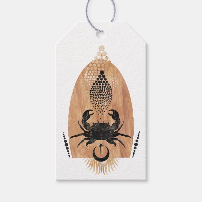 Étiquettes-cadeau Mystique cosmique (Devant)