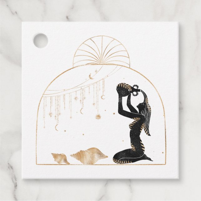 Étiquettes Cadeau Mystique cosmique (Devant)