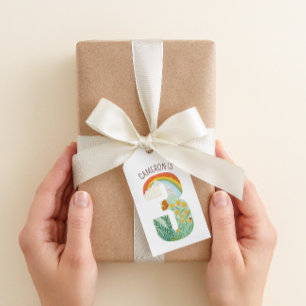 Étiquettes-cadeau Natural Wonder troisième anniversaire Merci