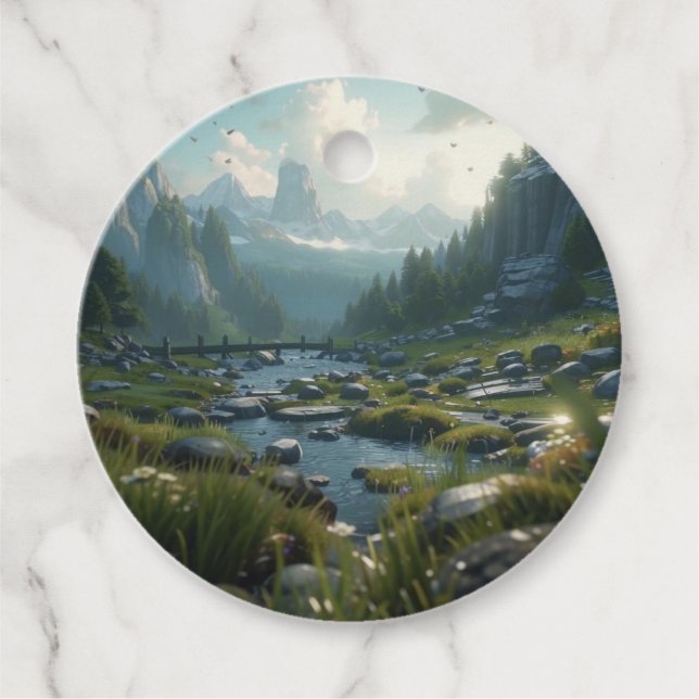 Étiquettes Cadeau Nature 21. (Devant)