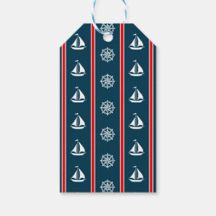 Étiquettes-cadeau Nautical design