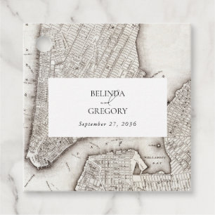 Étiquettes Cadeau New York City Destination Mariage NYC