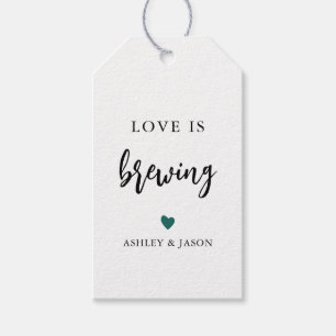 Étiquettes-cadeau N'importe quelle couleur de l'amour est brasser, c