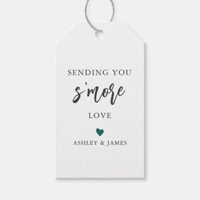 Étiquettes-cadeau N'importe quelle couleur vous envoyant S'more Love (Devant)