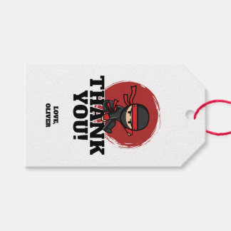 Étiquettes-cadeau Ninja Birthday Party