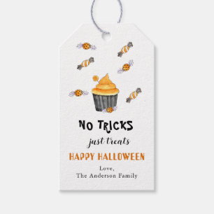Étiquettes-cadeau No Tricks Just Traite Halloween tag cadeau
