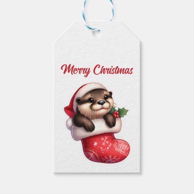 Étiquettes-cadeau Noël (Devant)