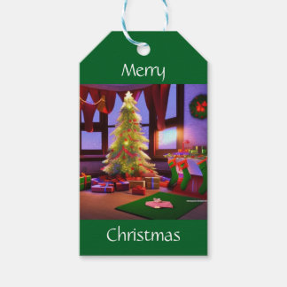 Étiquettes-cadeau Noël à la maison