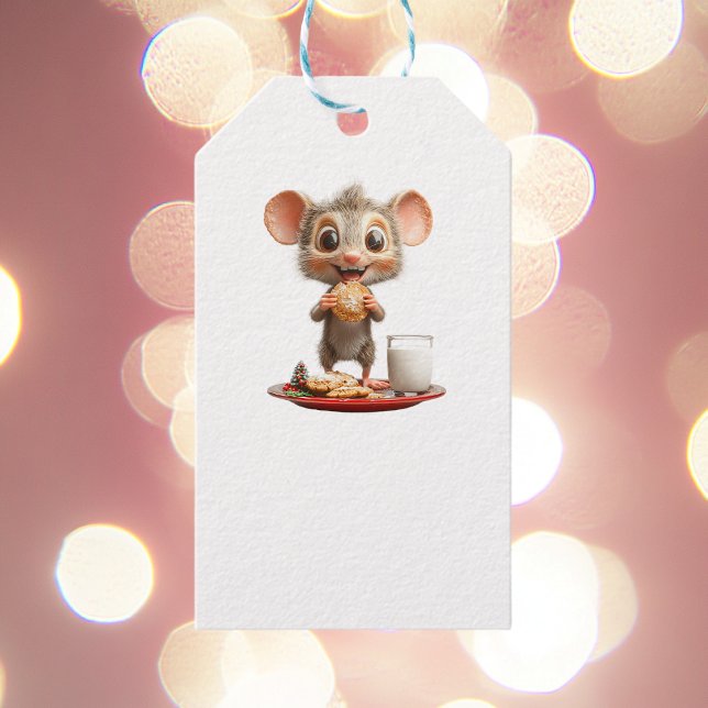 Étiquettes cadeau Noël blanc (Créateur téléchargé)