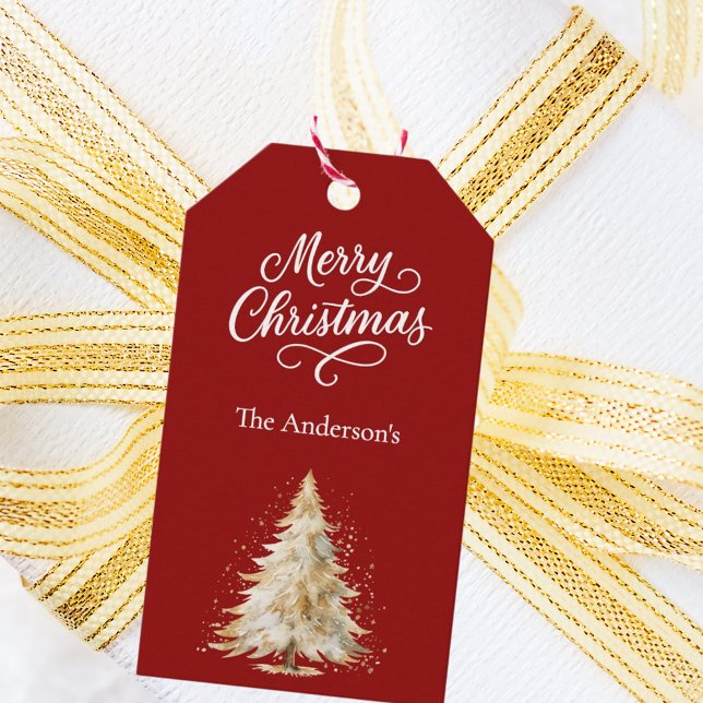 Étiquettes-cadeau Noël blanc et neige (Créateur téléchargé)