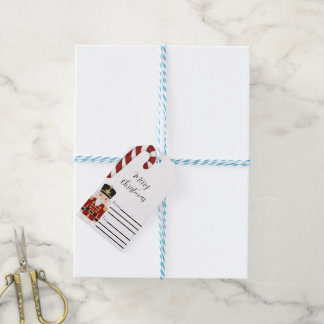 Étiquettes-cadeau Noël Classique Casse-Noisette