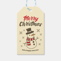 Noël classique Vintage Retro Snowman