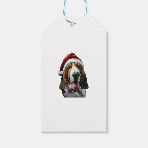 Étiquettes-cadeau Noël de Basset Hound