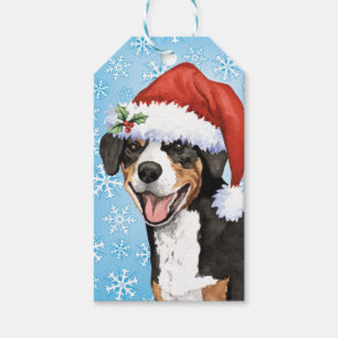 Étiquettes-cadeau Noël Entlebucher