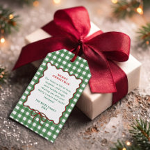 Noël Gingham Carreaux Vert Rustique