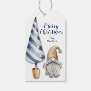 Étiquettes-cadeau Noël Gnome Holiday