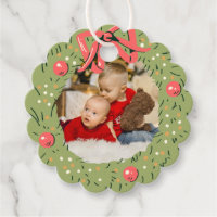 Noël Photo Wreath Christmas Wish Family