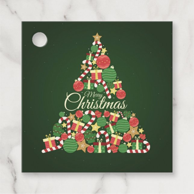 Étiquettes Cadeau Noël pour l'amour (Devant)