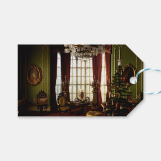 Étiquettes-cadeau Noël victorien - Tags cadeaux