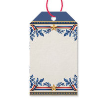 Nœud floral élégant patriotique rouge, blanc et bl