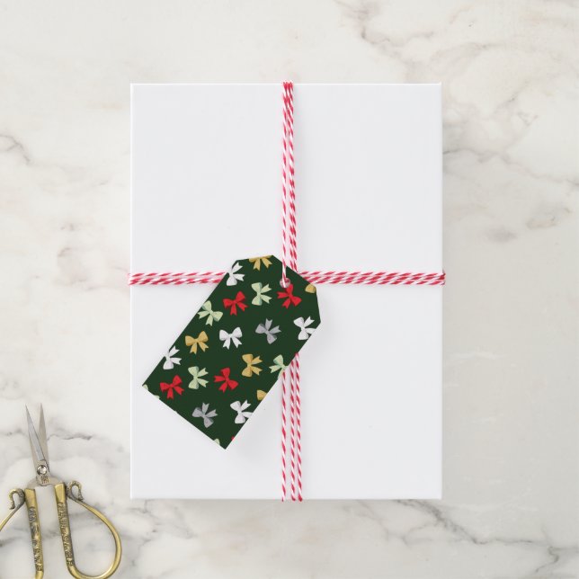 Étiquettes-cadeau Noeuds de fête (With Twine)