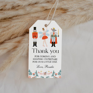 Étiquettes-cadeau Noisette moderne Baby shower de Noël Favoriser