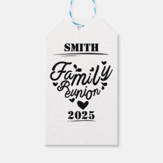 Étiquettes-cadeau [Nom] Réunion de famille - [Année]