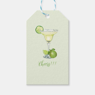 Étiquettes-cadeau Noms Personnalisés Margarita Santé 
