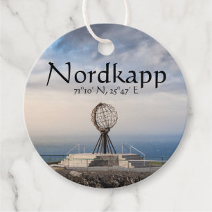 Étiquettes Cadeau Nordkapp Norvège
