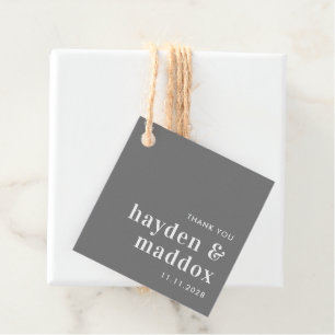 Étiquettes Cadeau Nos Moment ÉDITABLE COULEUR Mariage Favor Tags