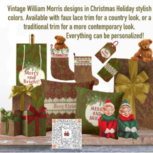 Étiquettes-cadeau Nostalgic Classic William Morris Holiday