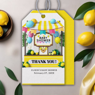 Étiquettes-cadeau Notre Petit Baby shower À Citronade Cutie