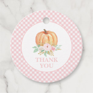 Étiquettes Cadeau Notre petit Merci de premier anniversaire fleuri C