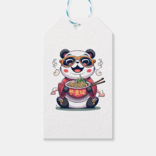 Étiquettes-cadeau Nouilles de Panda