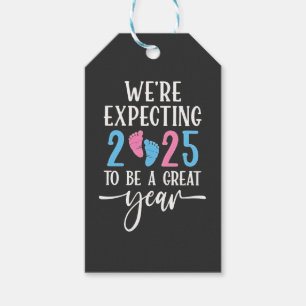 Étiquettes-cadeau Nous nous attendons à ce que 2025 soit une grande