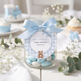 Étiquettes Cadeau Nous pouvons à peine attendre Ours en peluche à ca
