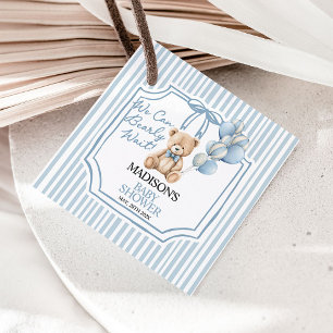 Étiquettes Cadeau Nous pouvons attendre avec impatience, Baby Shower