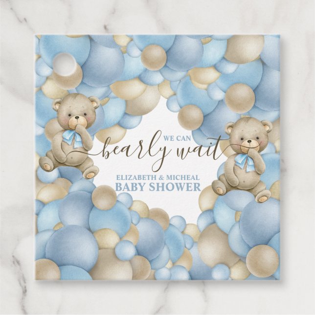 Étiquettes Cadeau Nous pouvons attendre prématurément les balises Fa (Devant)