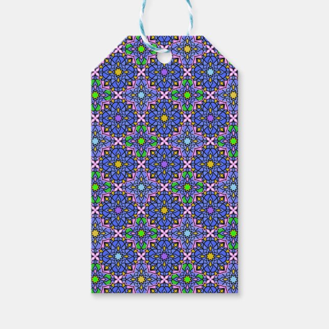 Étiquettes-cadeau Nouveau Mandala 2 (Devant)