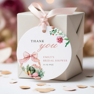Étiquettes Cadeau Nouvelle Mariée Tout juste sortie du Marché