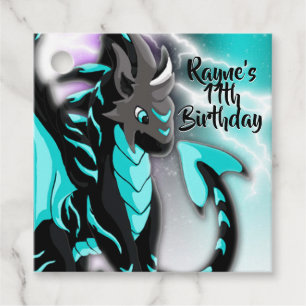 Étiquettes Cadeau Novastorm Dragon Party