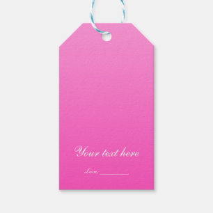 Étiquettes-cadeau Nuance de rose simple minimalisme décoration moder