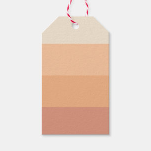 Étiquettes-cadeau Nuances du dégradé de la plume