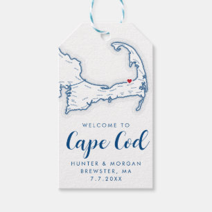 Étiquettes-cadeau Ocean Edge Resort Brewster MA Mariage Bienvenue