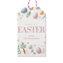 Oeufs de Pâques et carottes personnalisés privilég