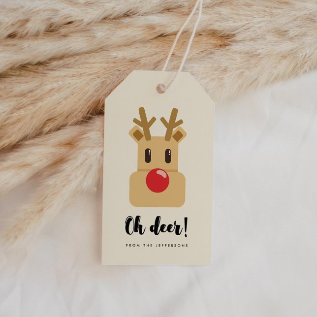 Étiquettes-cadeau Oh Deer Christmas (Créateur téléchargé)