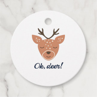Étiquettes Cadeau Oh Deer Deer Love Save The Deer Creative Design
