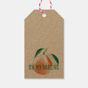 Étiquettes-cadeau Oh My Darling Clementine Kraft Tags cadeaux Set de